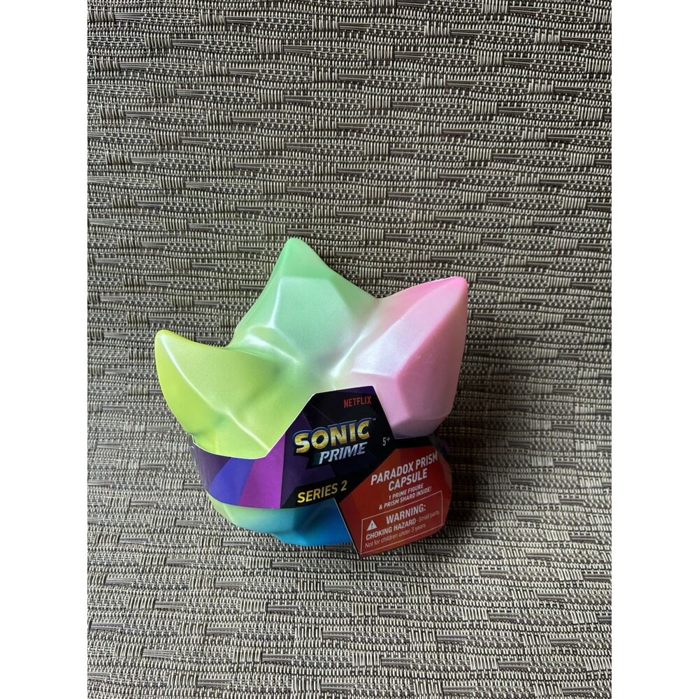Sonic Prime Paradox Prism Capsule Collectible Figure + Shard Sega Toy NEW